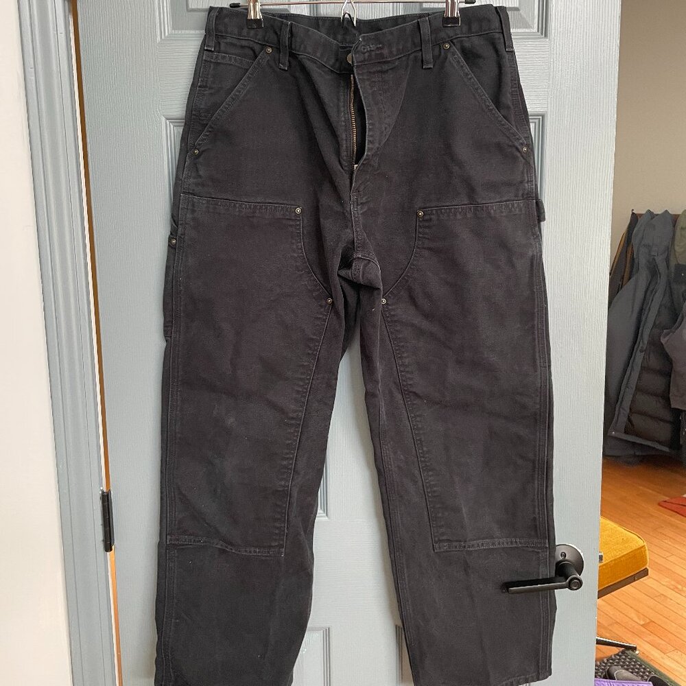 Men's Carhartt Utility Double-Front Work Pant - Loose Fit - Washed Duck